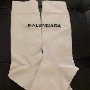 Balenciaga socks OS White